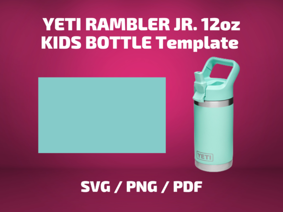 Template YETI RAMBLER 12 OZ KIDS BOTTLE