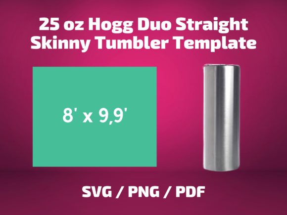 Tumbler Template Hogg 25 Oz DUO