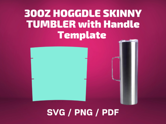 Tumbler Template HOGGDLE 30 Oz SKINNY