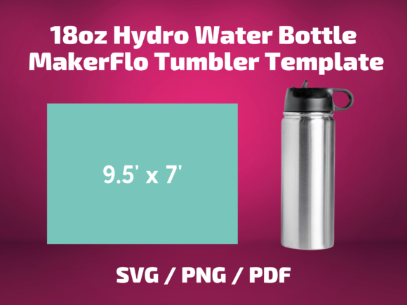 Tumbler Template Makerflo 18 Oz Hydro