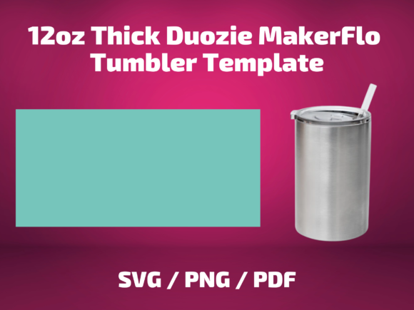 Tumbler Template Makerflo Thick Duozie