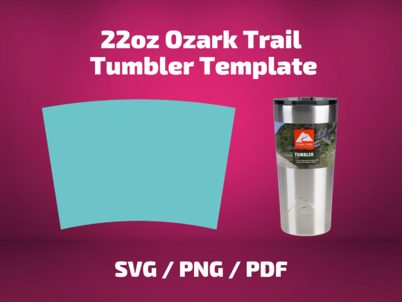 Tumbler Template Ozark Trail 22 Oz
