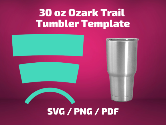 Tumbler Template Ozark Trail 30 Oz
