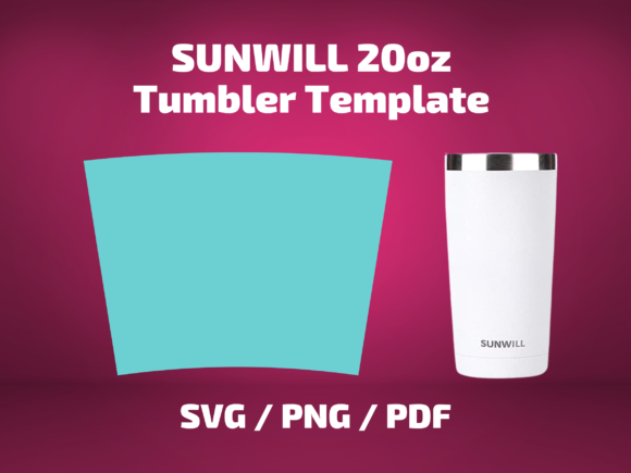 Tumbler Template SUNWILL 20 Oz